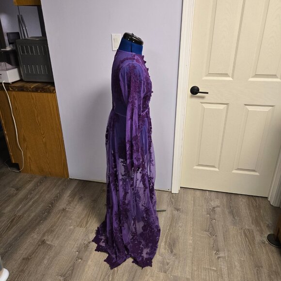 Arnhem Maple Lace Duster Dress, L, EUC - Picture 6 of 16